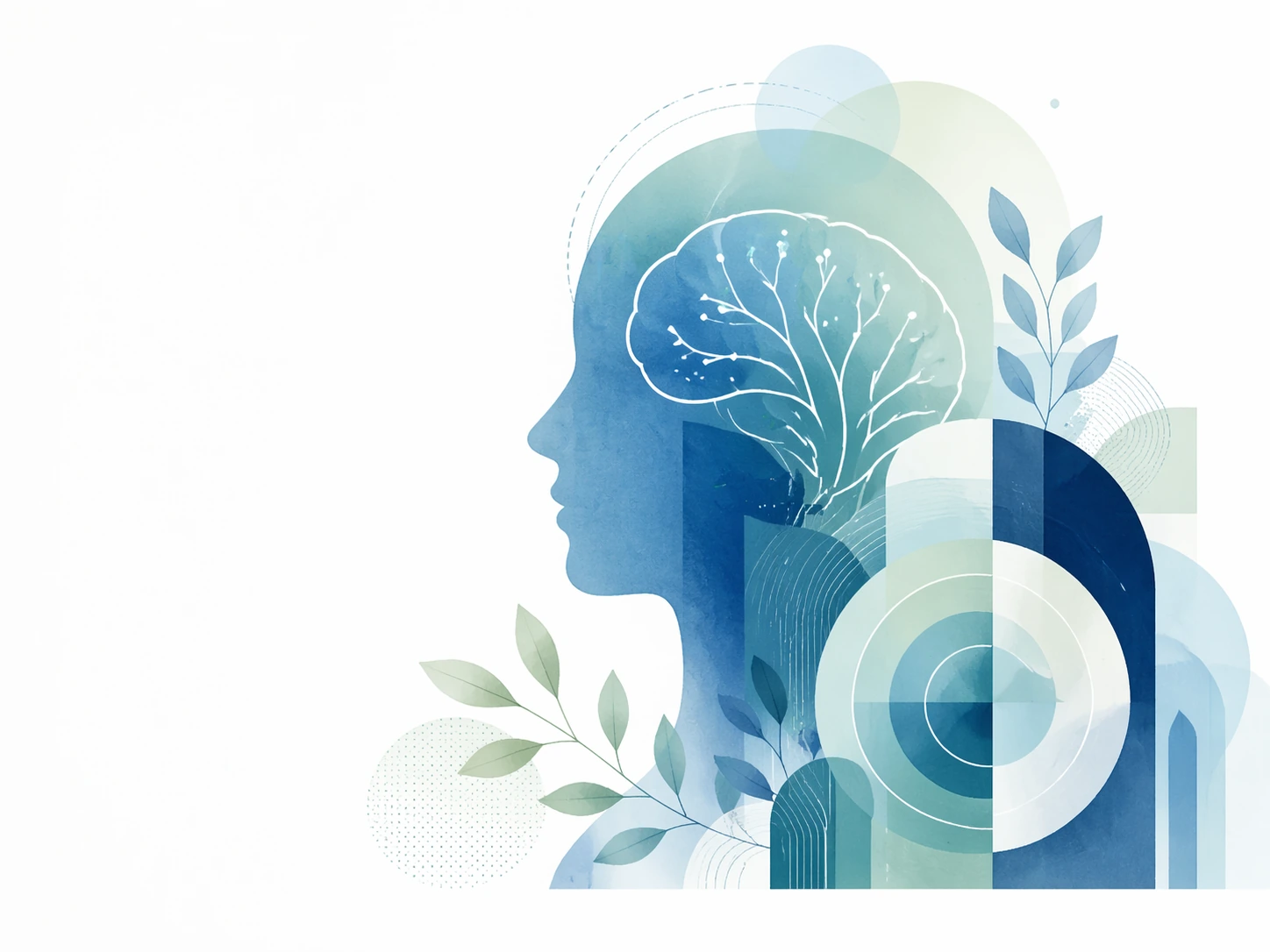 Editorial illustration for psychiatry archive and public mental health platform